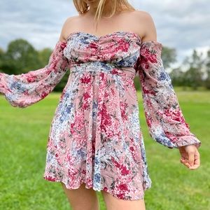 NWT PrettyLittleThing Off Shoulder Dress